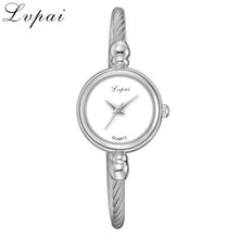 Load image into Gallery viewer, Lvpai Women Small Gold Bangle Bracelet Luxury Watches Stainless Steel Ladies Quartz Wristwatch Brand Casual Women Dress Colck