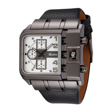 Load image into Gallery viewer, Oulm 3364 Casual Wristwatch Square Dial Wide Strap Men's Quartz Watch Luxury Brand Male Clock Super Big Men Watches montre homme