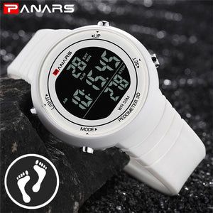 Pedometer Watch Clock Woman Waterproof 50M Outdoor Digital Sports Watch Women Simple Small Bracelet Hand Wrist Watches Hour gift