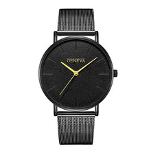 Load image into Gallery viewer, GENEVA Simple Women Watches Top Brand Luxury Stainless Steel Mesh Quartz Wristwatches Fashion Clock ladies Watch Montre Femme