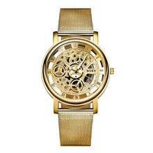 Load image into Gallery viewer, Hollow Watch 2019 Skeleton Wristwatch Men Mesh Belt Men Women Unisex Quartz Watches Hollow Watches relogio masculino