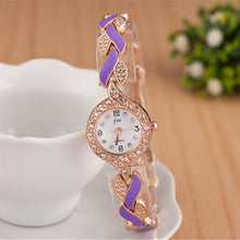 Load image into Gallery viewer, 2019 New Brand JW Bracelet Watches Women Luxury Crystal Dress Wristwatches Clock Women&#39;s Fashion Casual Quartz Watch reloj mujer