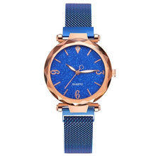 Load image into Gallery viewer, Rose Gold Women Watch 2019 Top Brand Luxury Magnetic Starry Sky Lady Wrist Watch Mesh Female Clock For Dropship relogio feminino