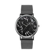Load image into Gallery viewer, Fashion Rose Gold Mesh Band Creative Marble Female Wrist Watch Luxury Women Quartz Watches Gifts Relogio Feminino Drop Shipping