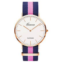 Load image into Gallery viewer, Nylon Strap Style Quartz Women Watch Top Brand Watches Fashion Casual Fashion Wrist Watch 2018 Hot Sale  Fashion Ladies Watches