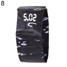 Load image into Gallery viewer, 2019 Creative Waterproof Unisex Students LED Light Digital Display Paper Watch Gift