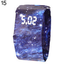 Load image into Gallery viewer, 2019 Creative Waterproof Unisex Students LED Light Digital Display Paper Watch Gift