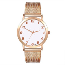 Load image into Gallery viewer, 2019 New Fashion Ladies Watch Round Digital Dial Fashion Women&#39;S Watch Quartz Ladies Casual Watch Relogio Feminino Gift#W