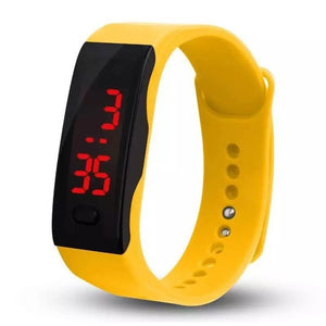 Fitness Sports Wristband Watch LED Display Digital Silicone Wristwatch Women Electronic Clock Boy Girl Gift Relogios Feminino